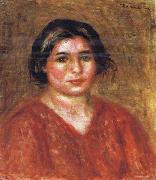 Pierre Renoir Gabrielle in a Red Blouse France oil painting artist
